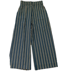 Lysse Microfiber Wrinkle Free Elastic Waist Black Wide Leg Pants. Size Small.